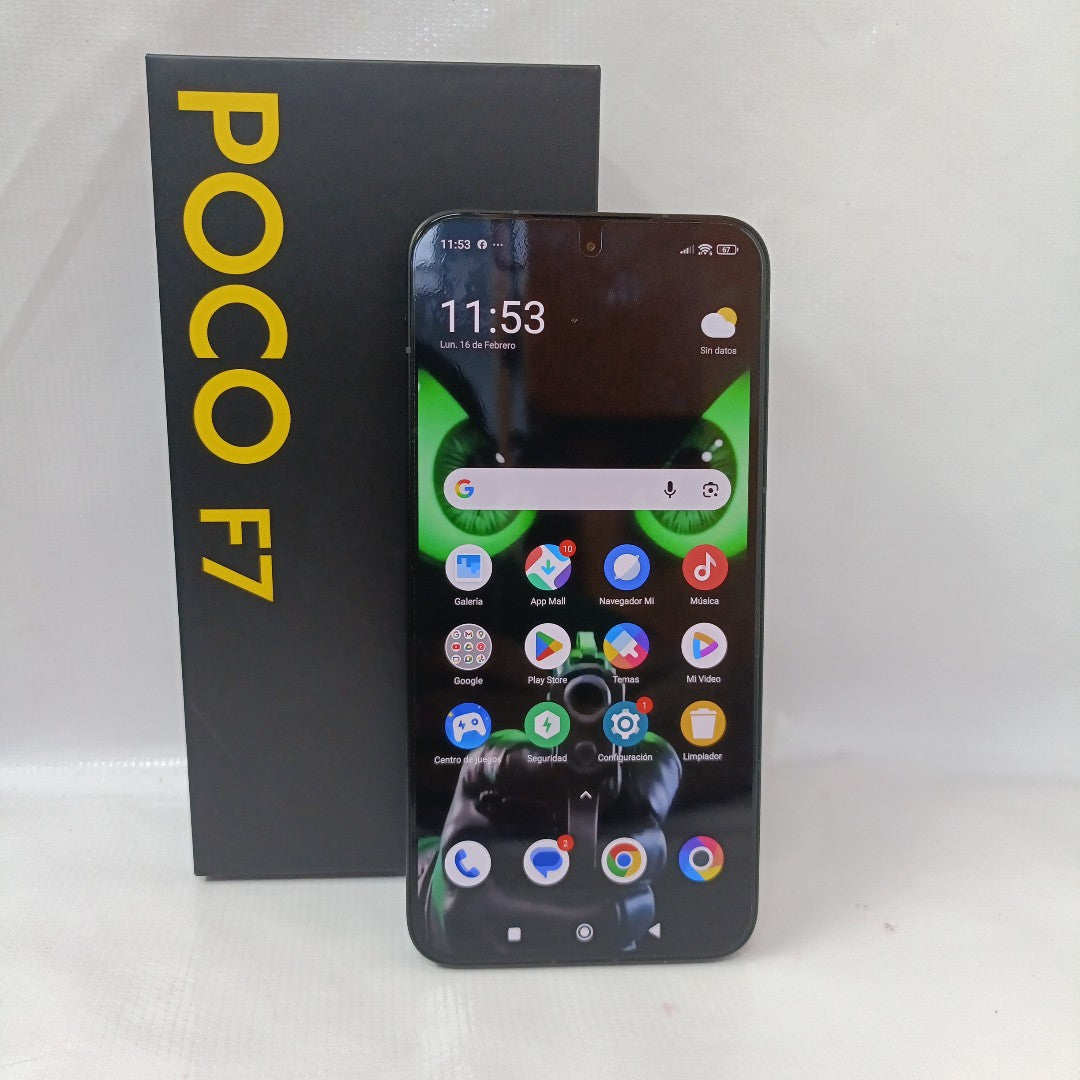 CELULAR XIAOMI POCO F7 25053PC47G (2025) 512 GB 12 GB RAM (SEMINUEVO)