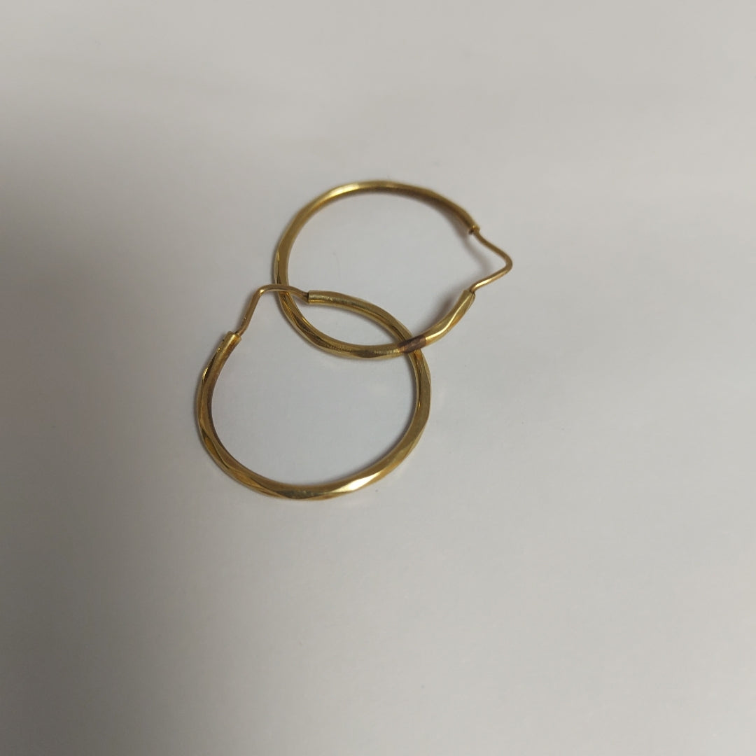 ARRACADAS PAR ORO 14 K 2,00 GRMS (SEMINUEVO)