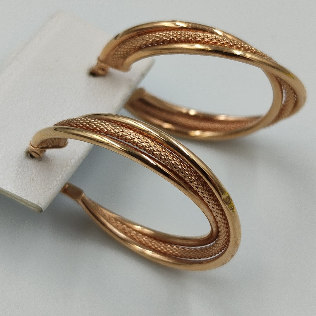 ARRACADAS PAR ORO 14 K 2,20 GRMS (SEMINUEVO)
