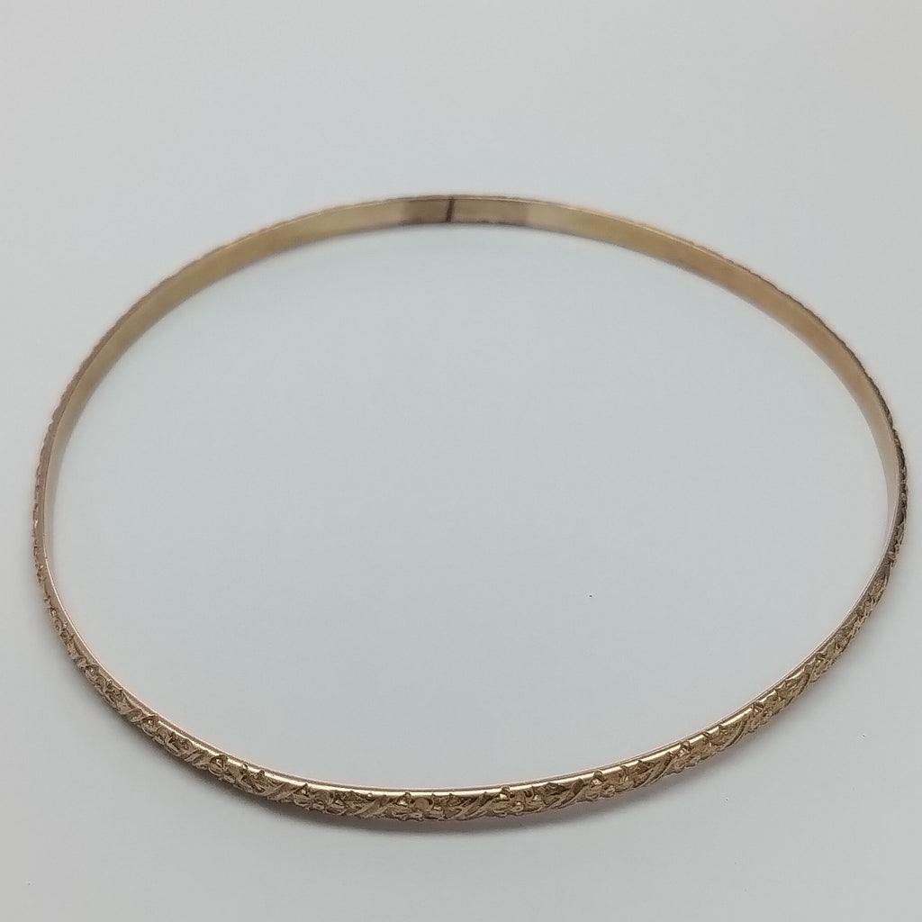 PULSERA RIGIDA ORO 10 K 5.6 GRMS (SEMINUEVO)