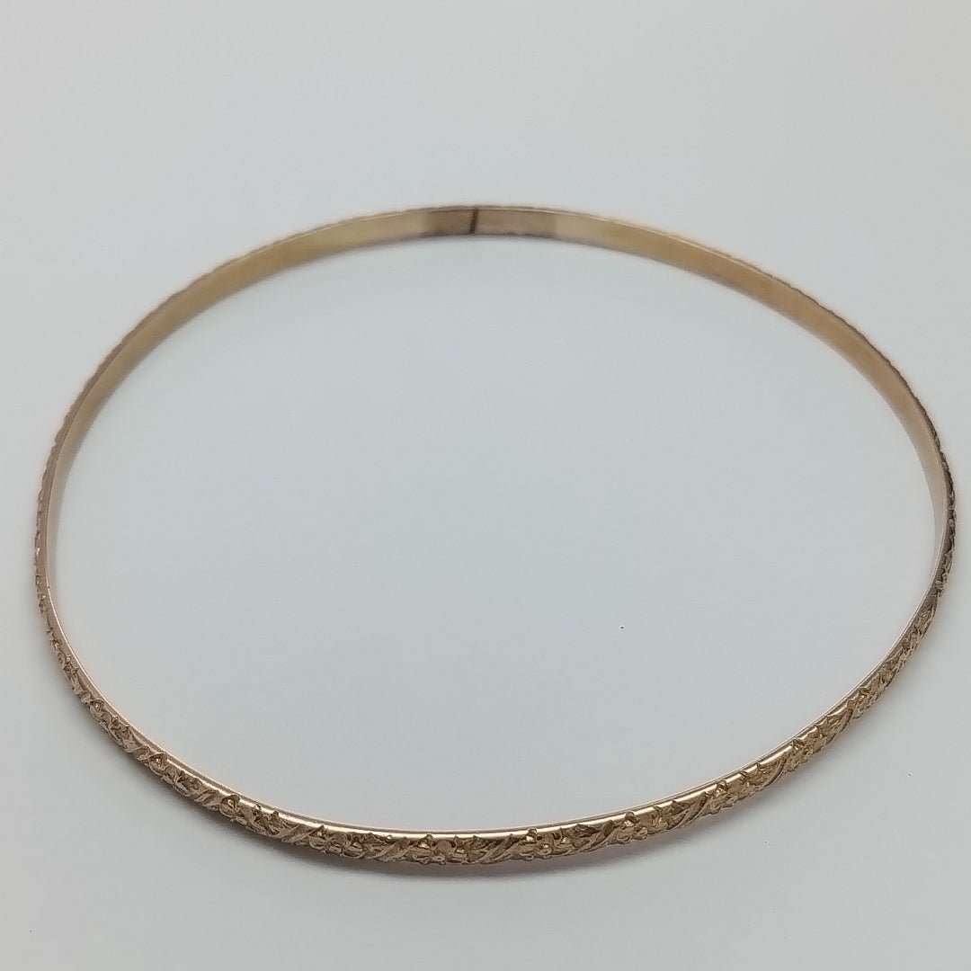 PULSERA RIGIDA ORO 10 K 5.6 GRMS (SEMINUEVO)