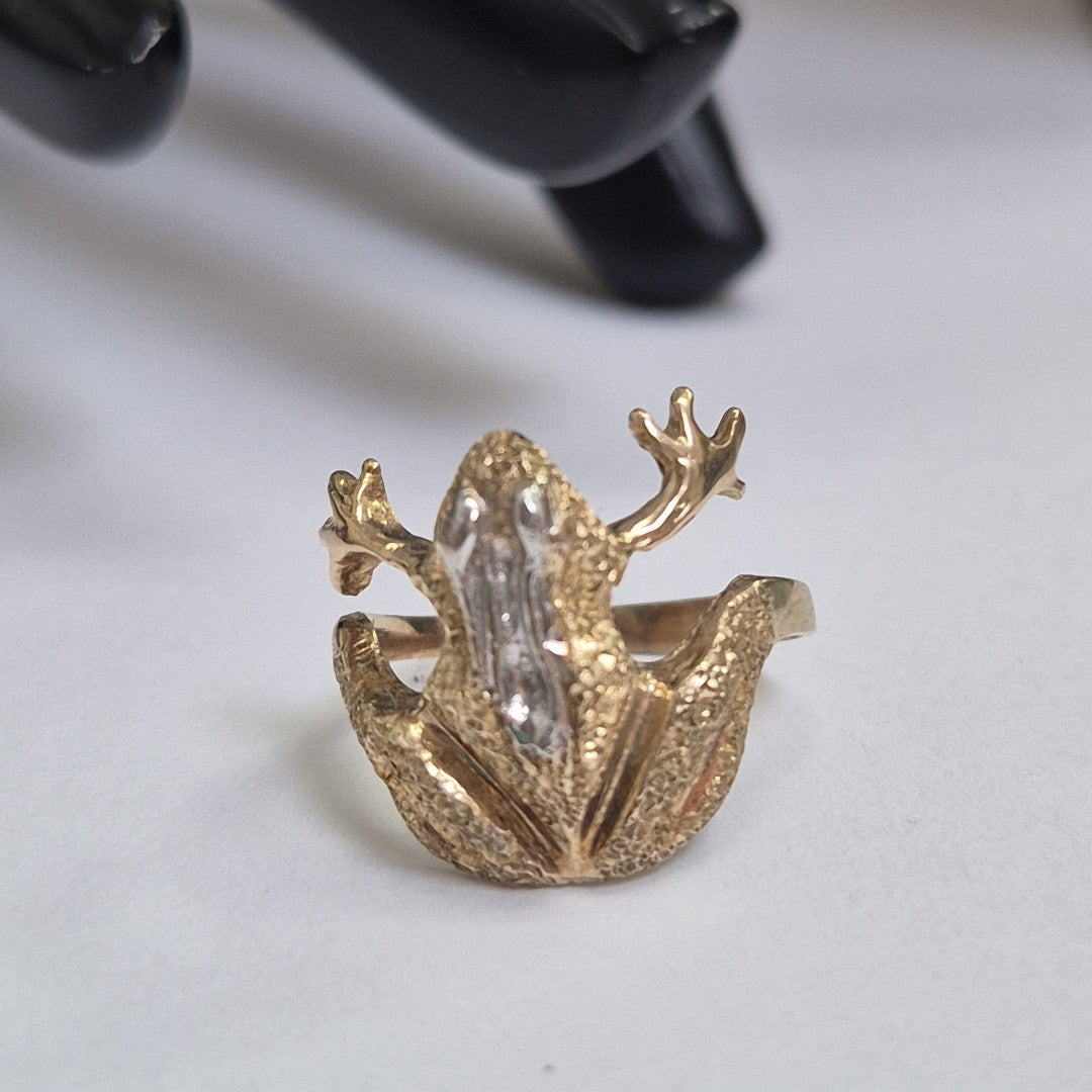 ANILLITO ORO,ORO COMBINADO 8 K 4,40 GRMS (SEMINUEVO)