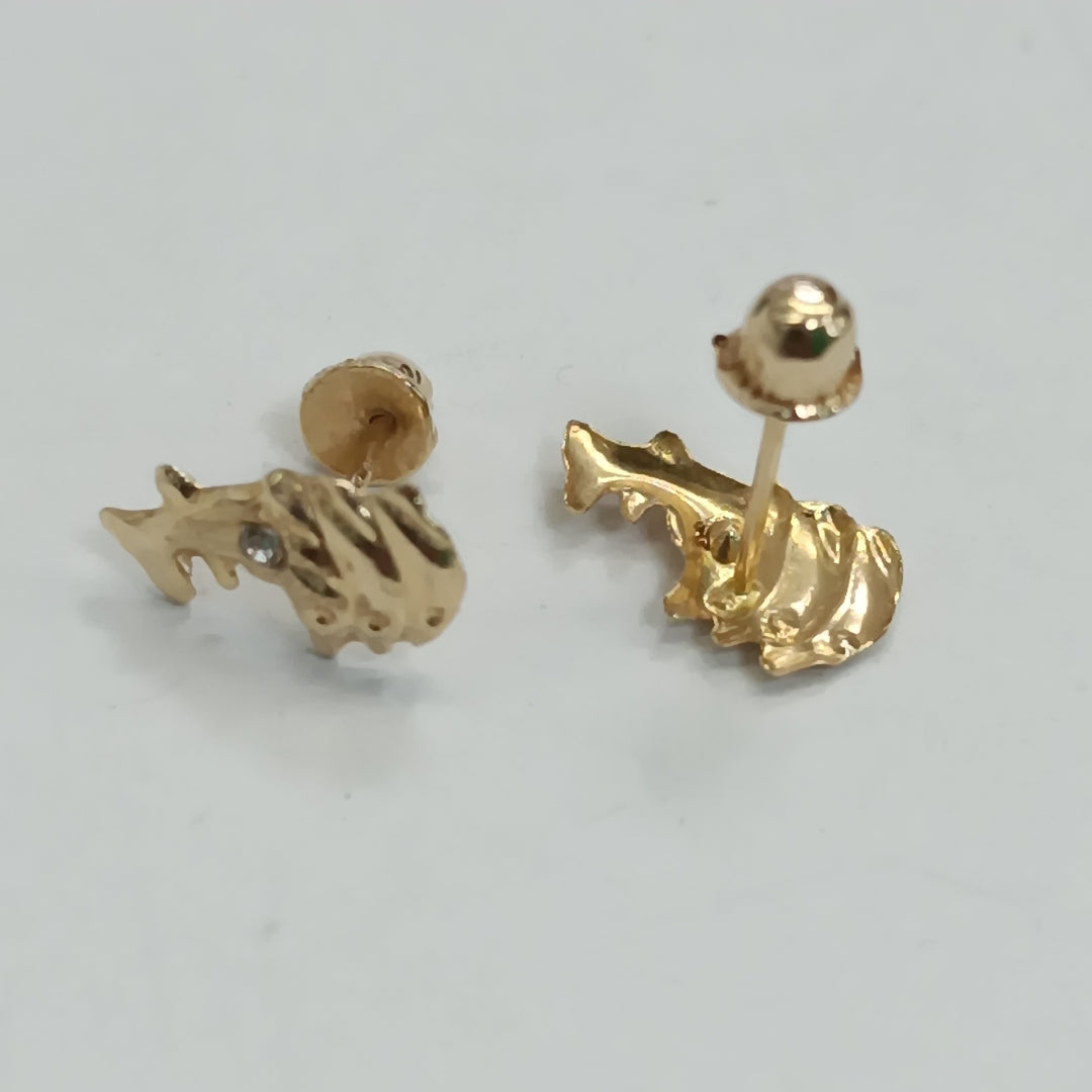 ARETES PAR ORO 14 K 0.3 GRMS (SEMINUEVO)