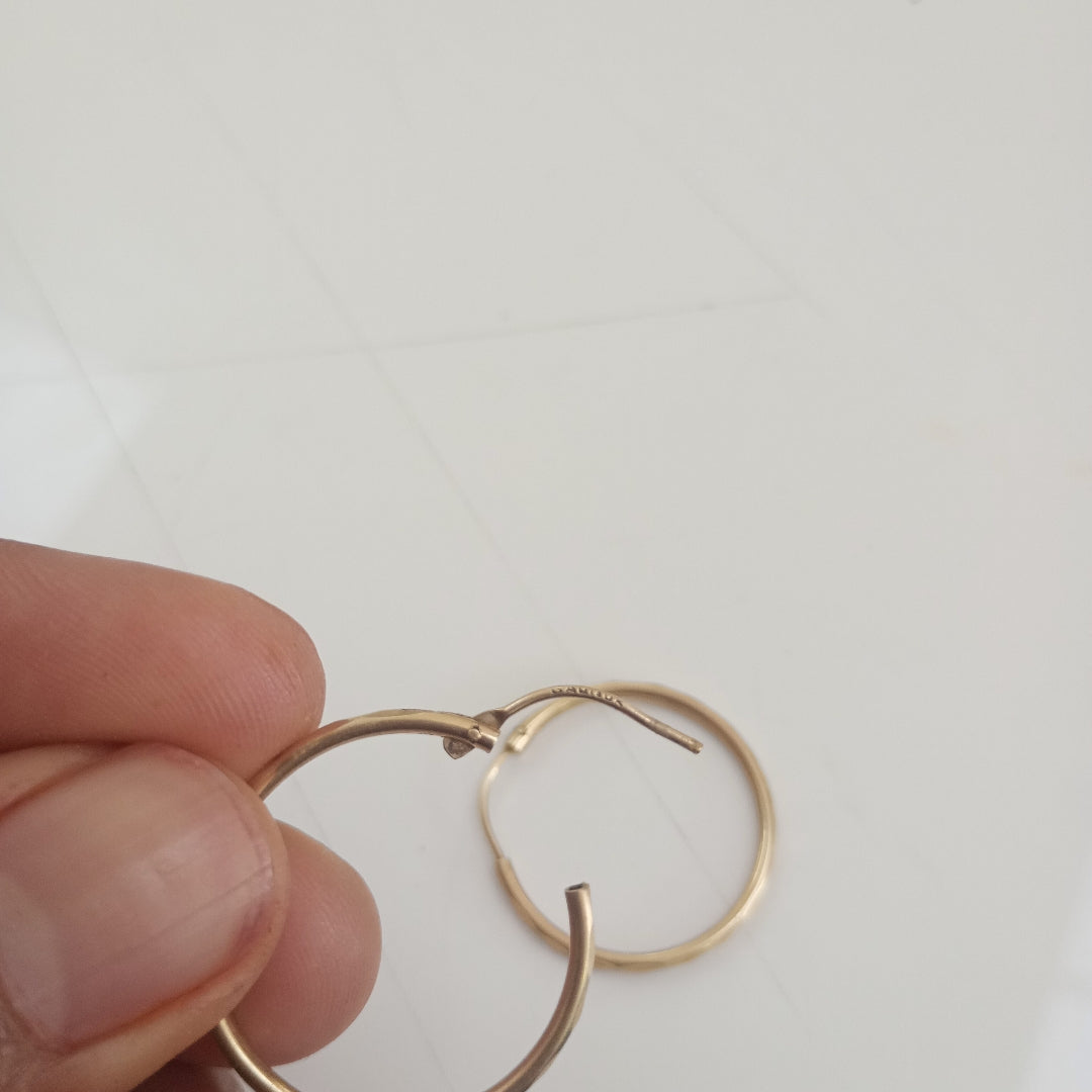 ARRACADAS PAR ORO 10 K 2 GRMS (SEMINUEVO)