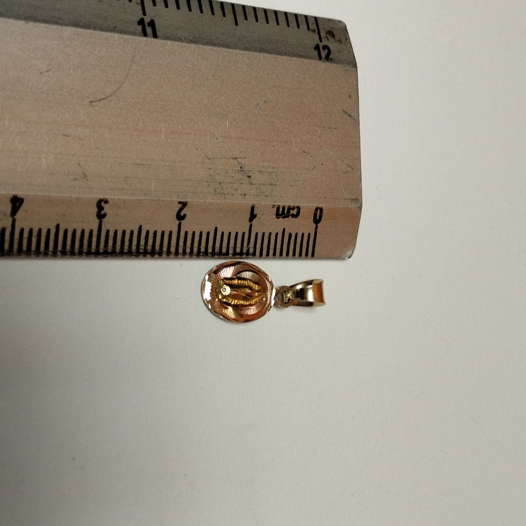 DIJE ORO, RODIADO 10 K 0.6 GRMS (SEMINUEVO)