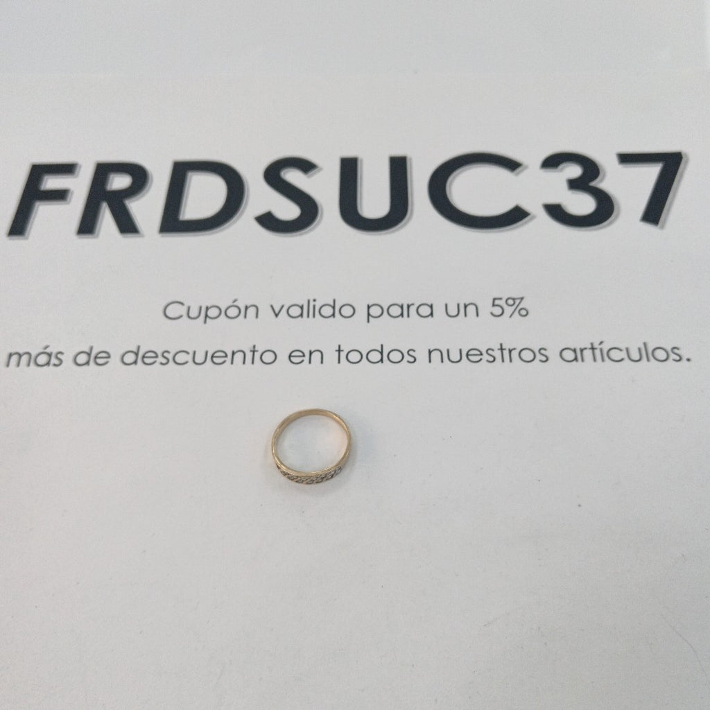 ANILLITO ORO 10 K 2.2 GRMS (SEMINUEVO)