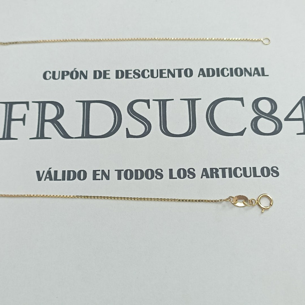 CADENA VENECIANA 2.1G 50 CM (NUEVO)