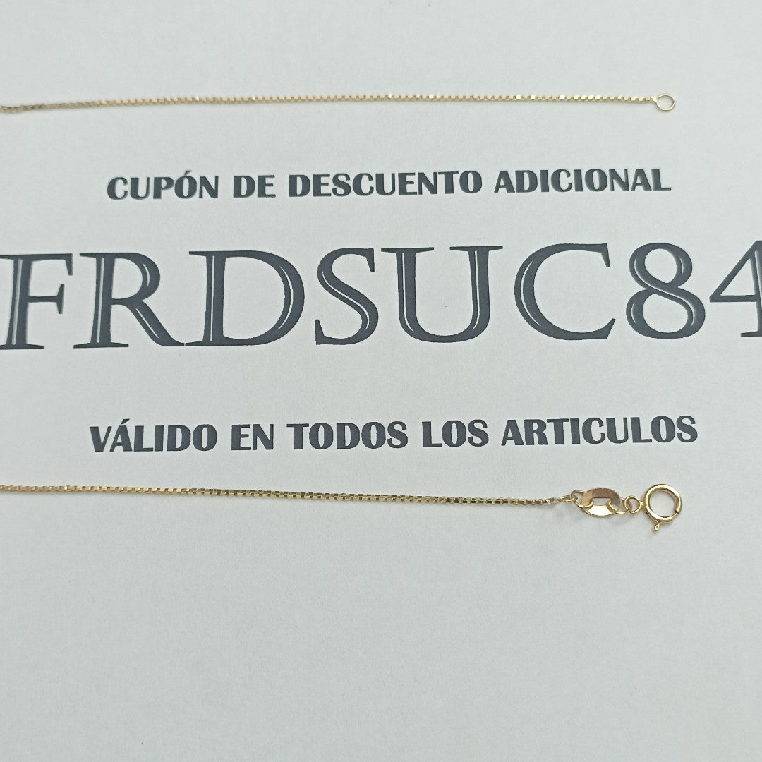 CADENA VENECIANA 2.1G 50 CM (NUEVO)