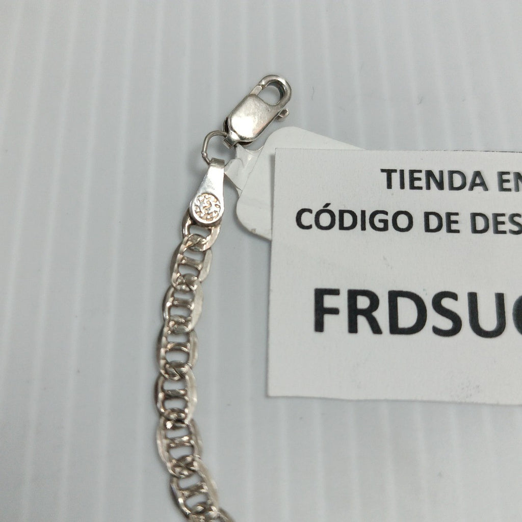 PULSERA TEJIDO MARINERO PLATA .925 4.2G (NUEVO)
