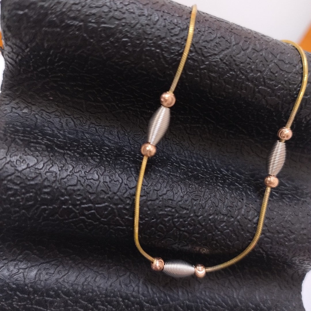 GARGANTILLA ORO COMBINADO 10 K 3,50 GRMS (SEMINUEVO)