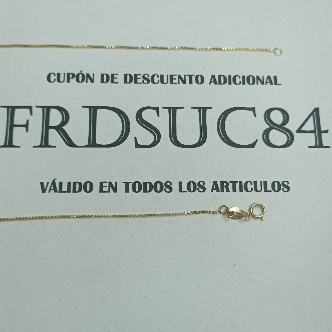 CADENA VENECIANA 2.3G 50 CM (NUEVO)