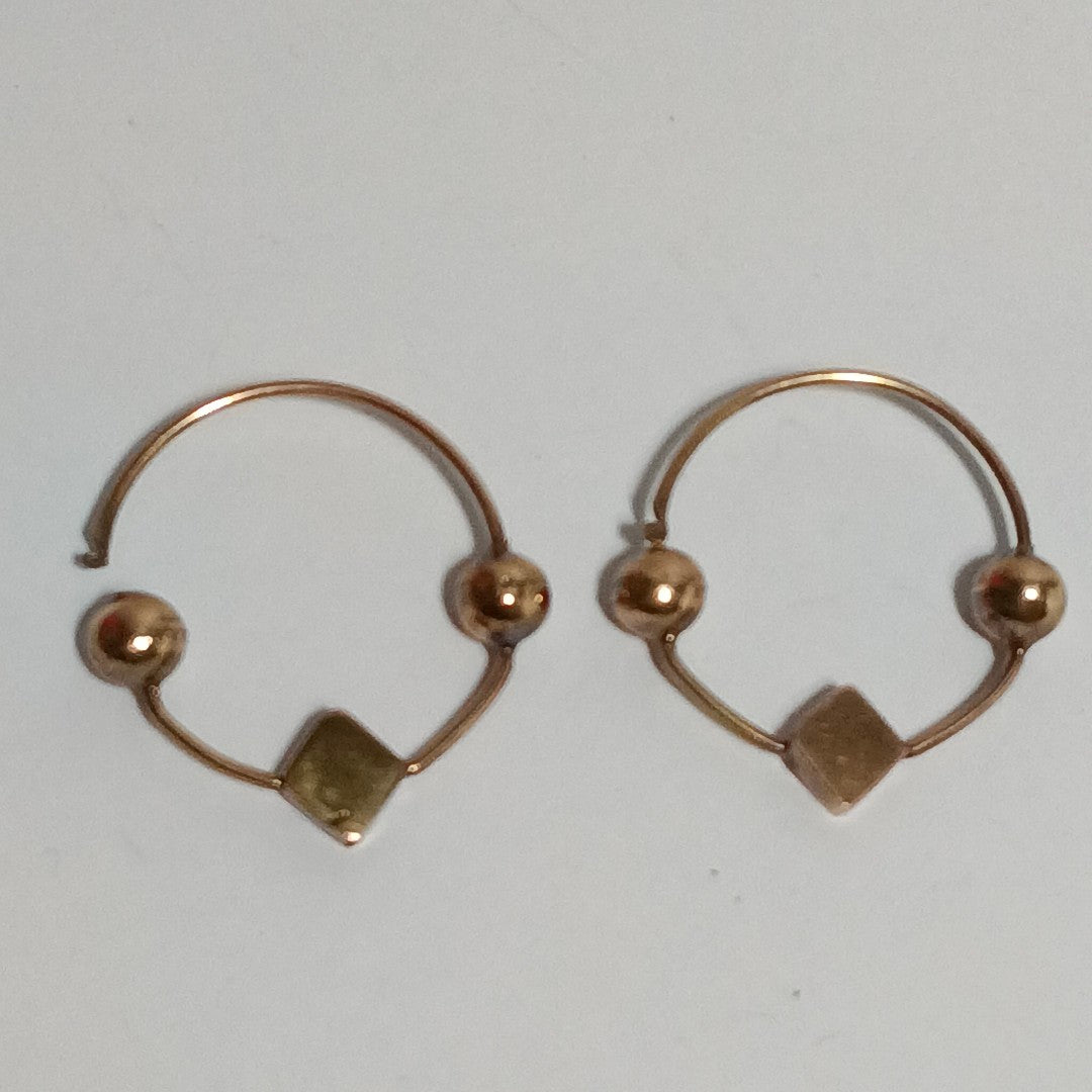 ARRACADAS PAR ORO 8 K 1,80 GRMS (SEMINUEVO)