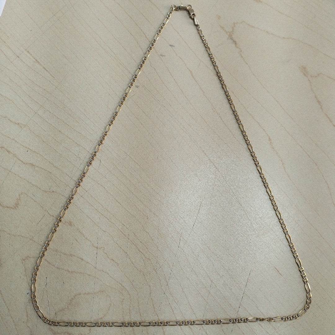 CADENA ORO, RODIADO 14 K 4.9 GRMS (SEMINUEVO)