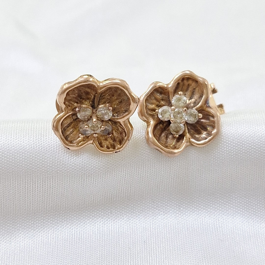 ARETES PAR ORO 10 K 4.3 GRMS (SEMINUEVO)