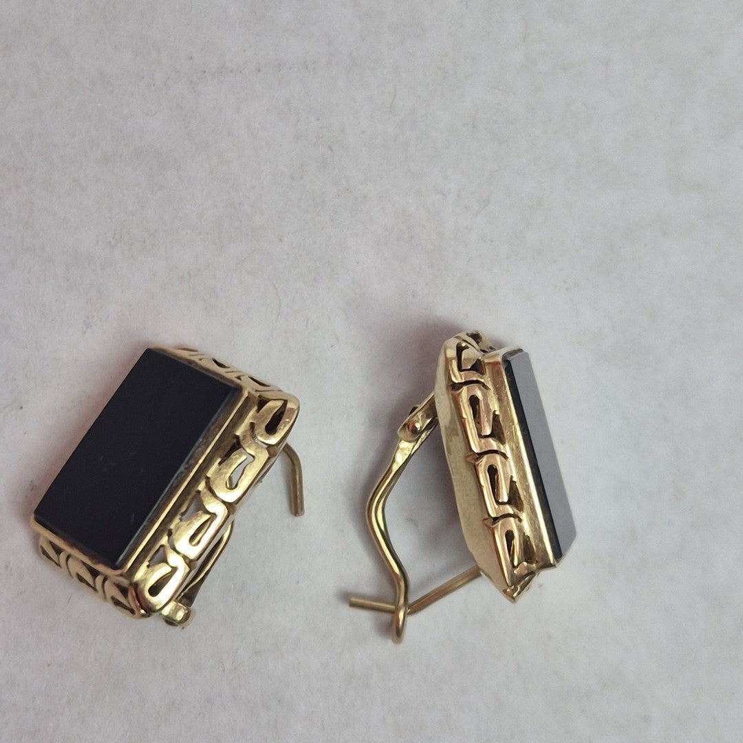 ARETES PAR ORO 14 K 8,50 GRMS (SEMINUEVO)
