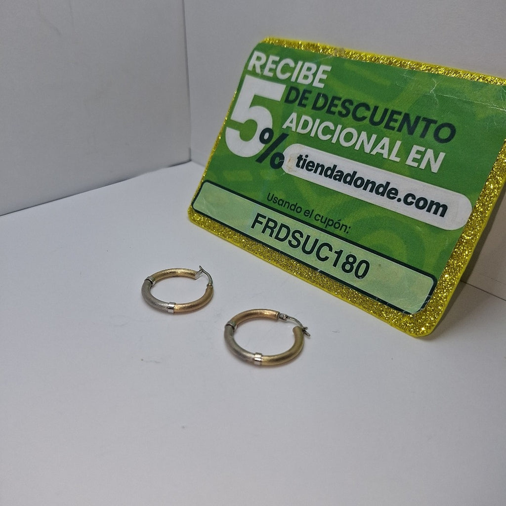 ARRACADAS PAR ORO 14 K 3,60 GRMS (SEMINUEVO)