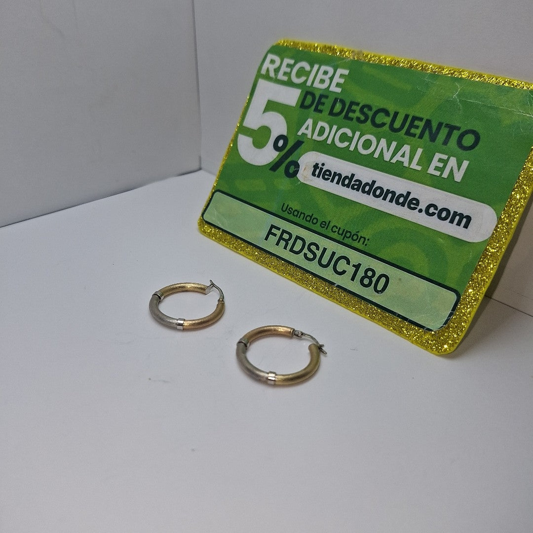 ARRACADAS PAR ORO 14 K 3,60 GRMS (SEMINUEVO)