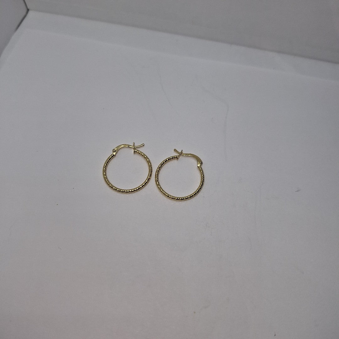 ARRACADAS PAR ORO 14 K 1,50 GRMS (SEMINUEVO)
