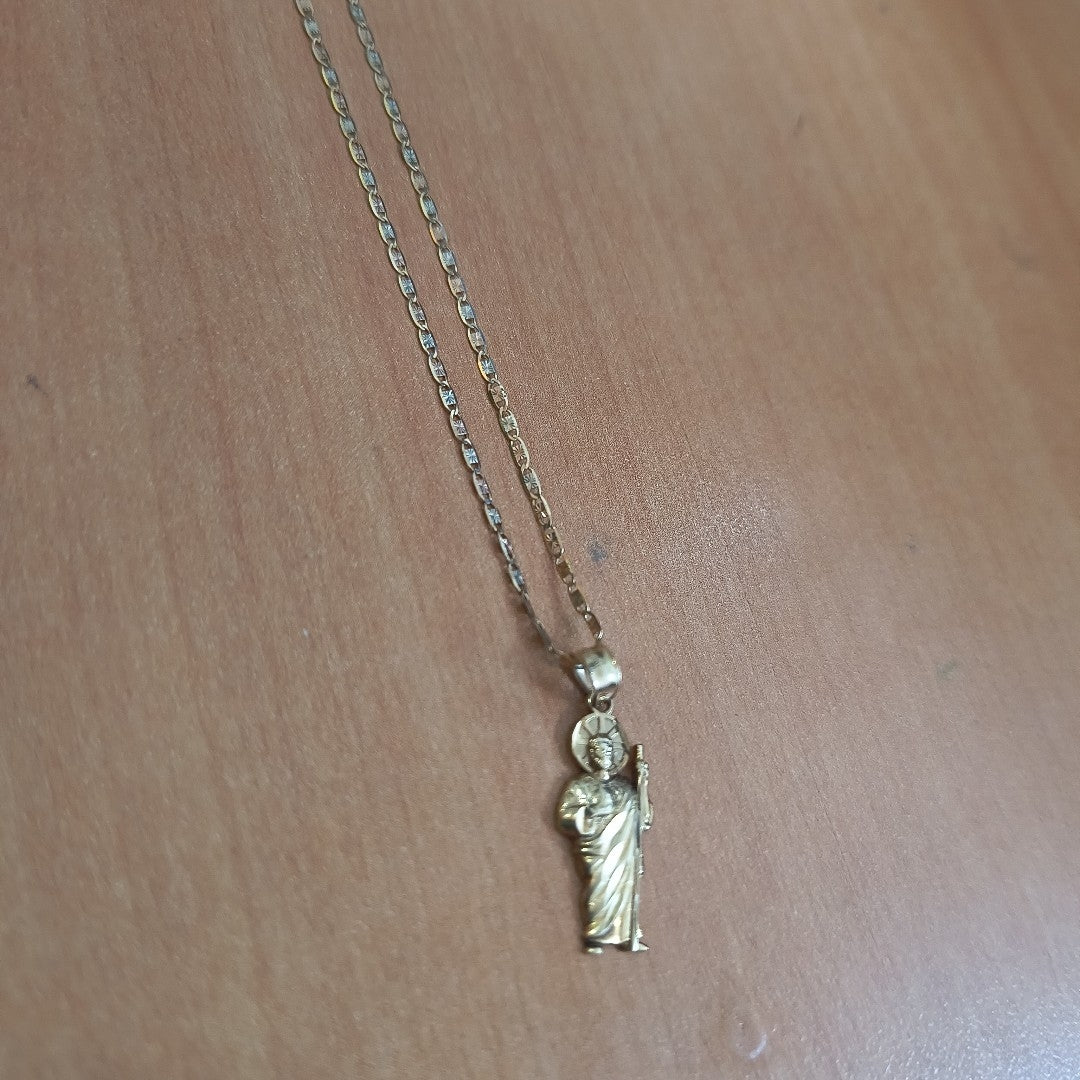 CADENA, DIJE ORO 14 K 2.3 GRMS (SEMINUEVO)