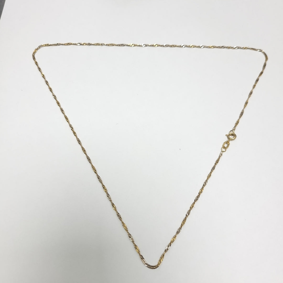 CADENA ORO 14 K 2,20 GRMS (SEMINUEVO)