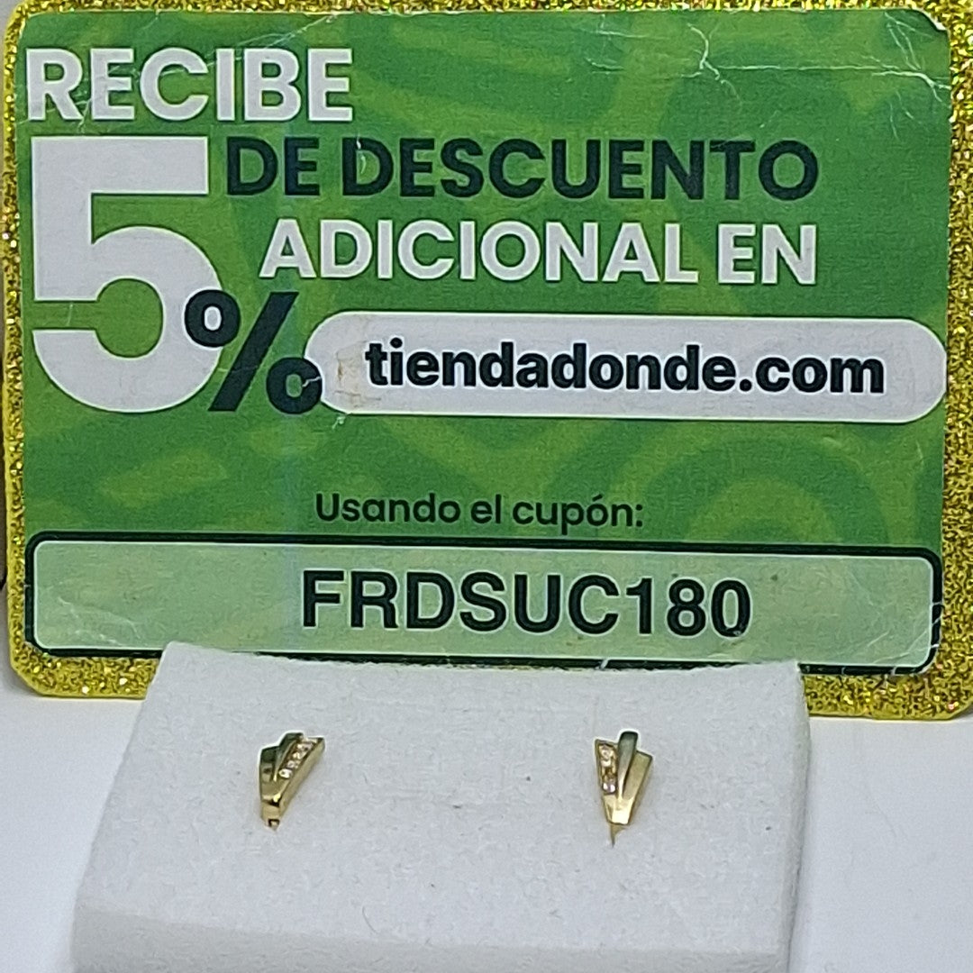 ARETES PAR ORO 14 K 3,20 GRMS (SEMINUEVO)