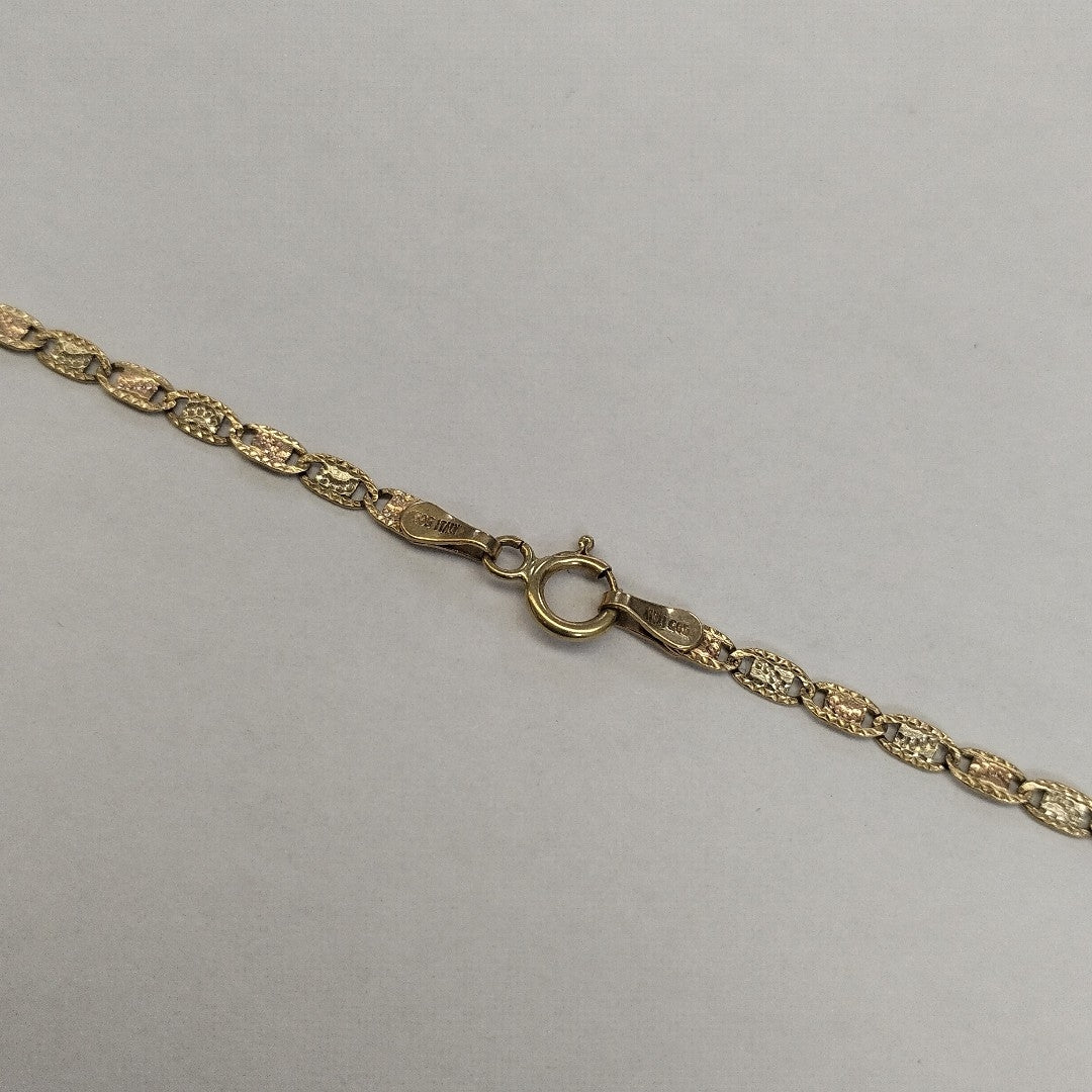 CADENA ORO COMBINADO 14 K 3.7 GRMS (SEMINUEVO)