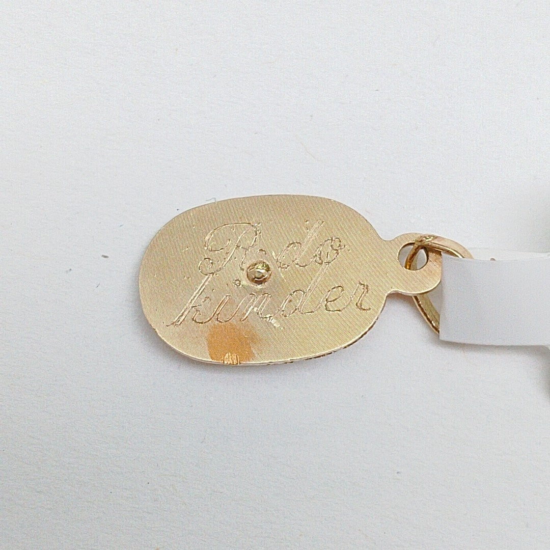MEDALLA RELIGIOSA ORO 14 K 0,80 GRMS (SEMINUEVO)