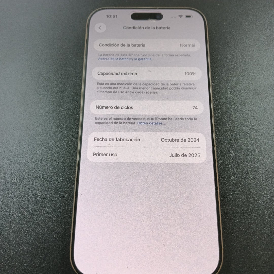 CELULAR APPLE IPHONE 16 PRO MAX A3295 (2024) 1 TB 8 GB RAM