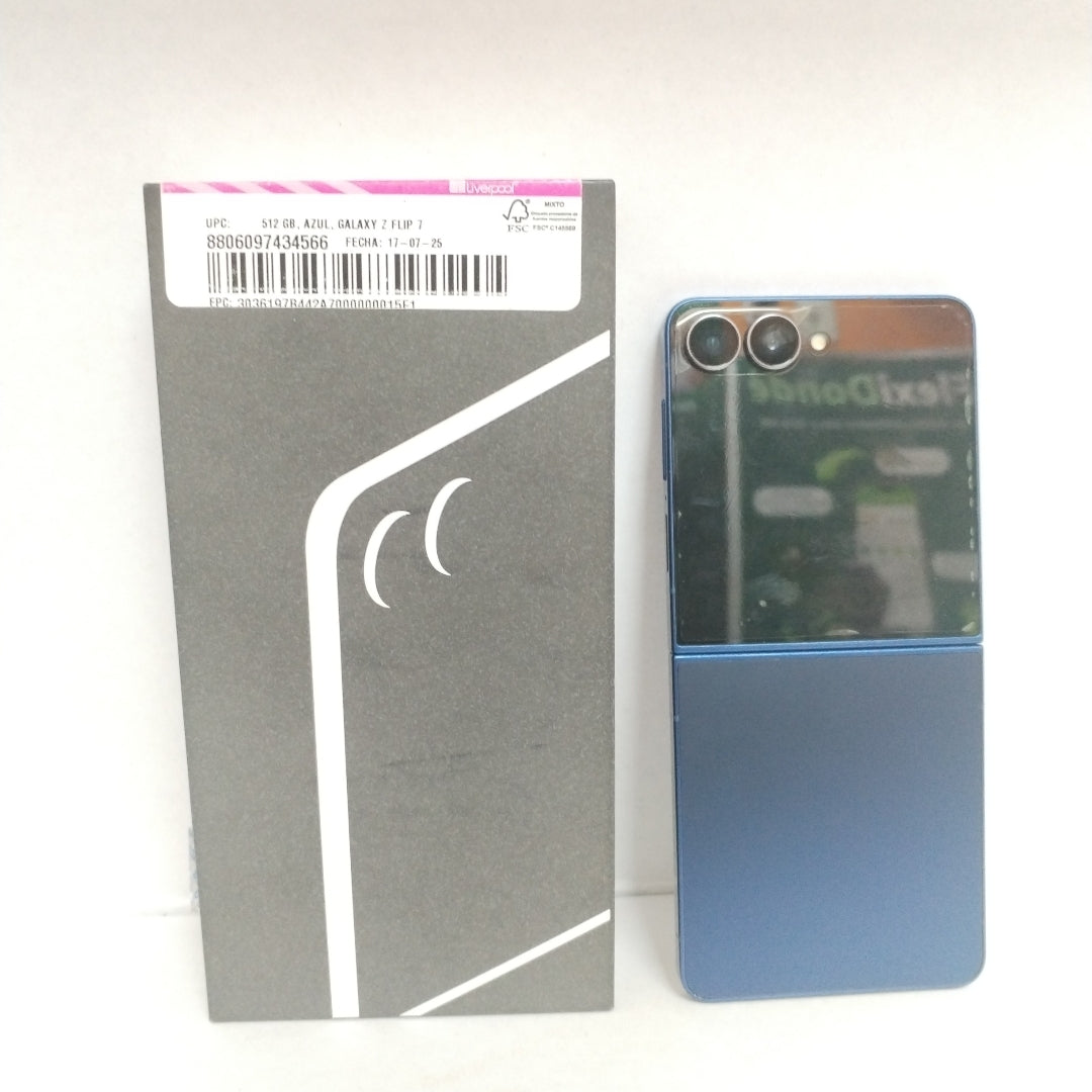 CELULAR SAMSUNG GALAXY Z FLIP 7 SM-F766B (2025) 512 GB 12 GB RAM (SEMINUEVO)