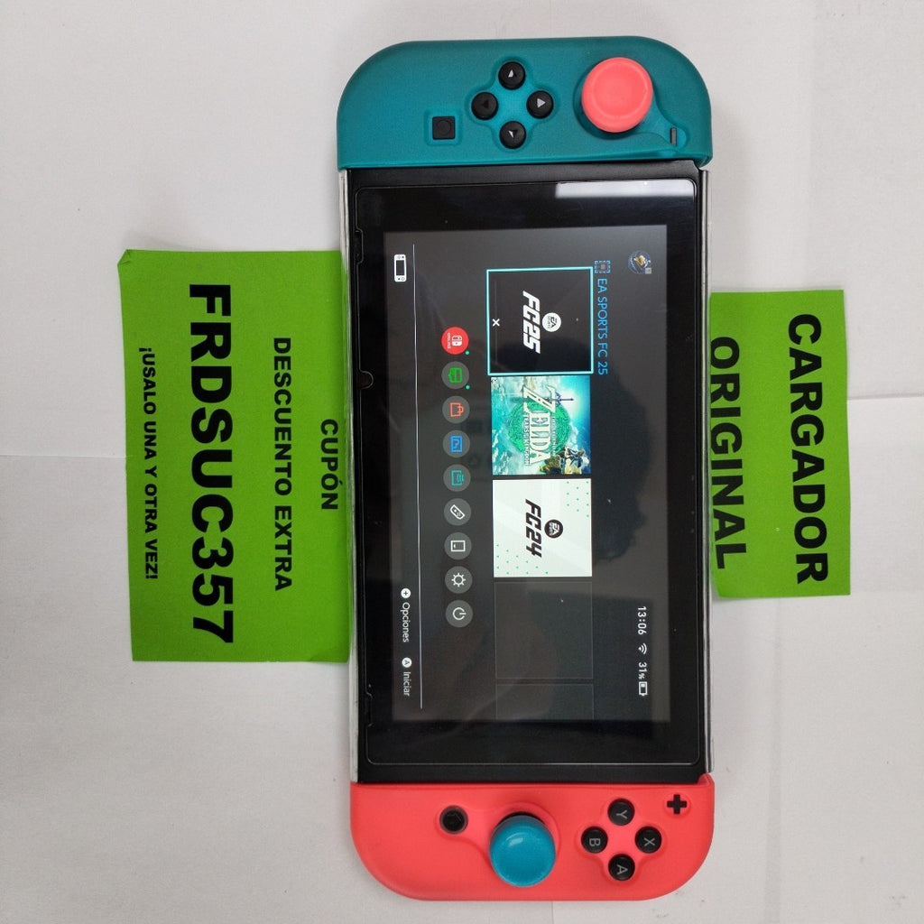 CONSOLA DE VIDEOJUEGO NINTENDO SWITCH 1.1 32 GB (SEMINUEVO)