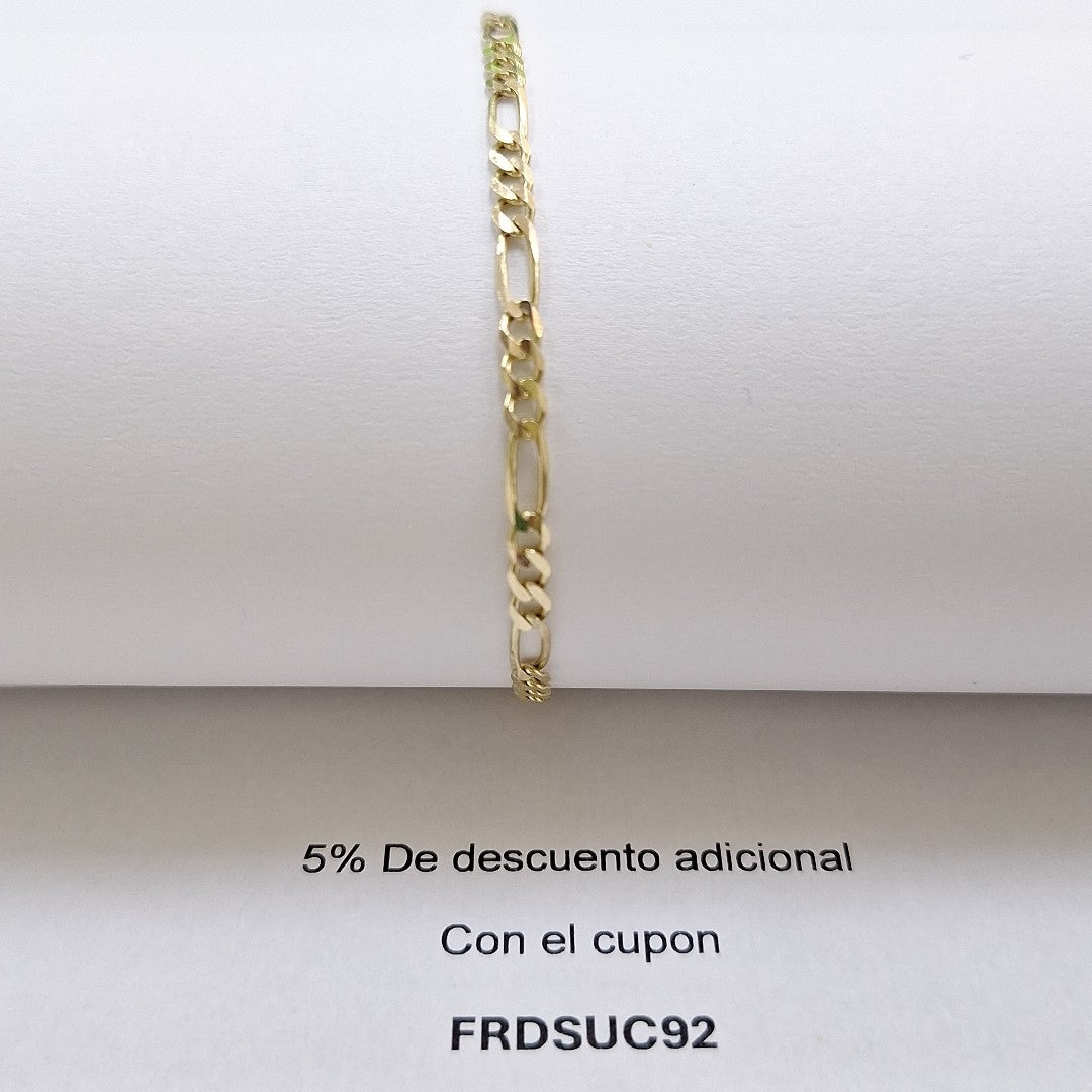 PULSERA TEJIDO 3X1 3.3G 21 CM (NUEVO)