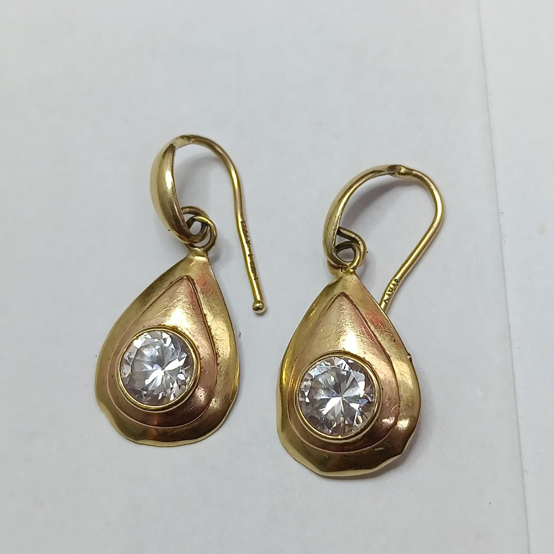 ARETES PAR ORO 10 K 3,50 GRMS (SEMINUEVO)