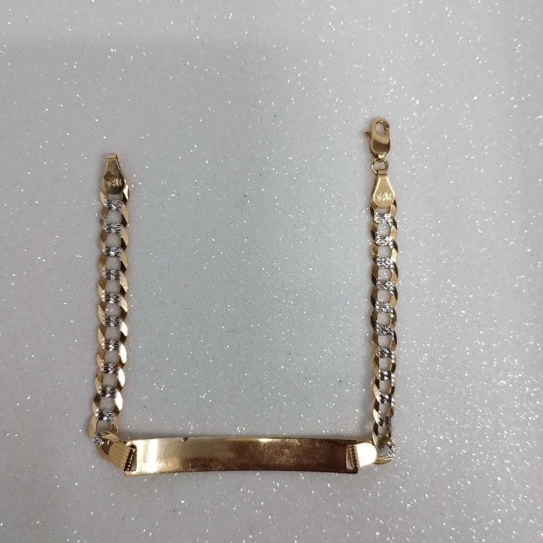 K1 6,90 GRMS 14 K ESPECIFICACIONES COMPLEMENTARIAS ESCLAVA TJDO ESLABONES RODIA (SEMINUEVO)