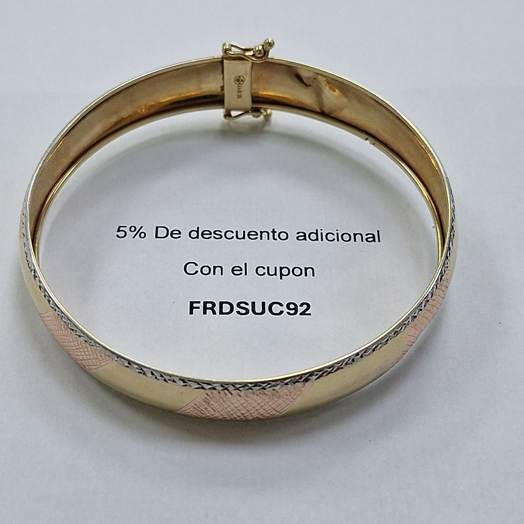 K1 7,40 GRMS 10 K ESPECIFICACIONES COMPLEMENTARIAS PULSERA RIGIDA (SEMINUEVO)