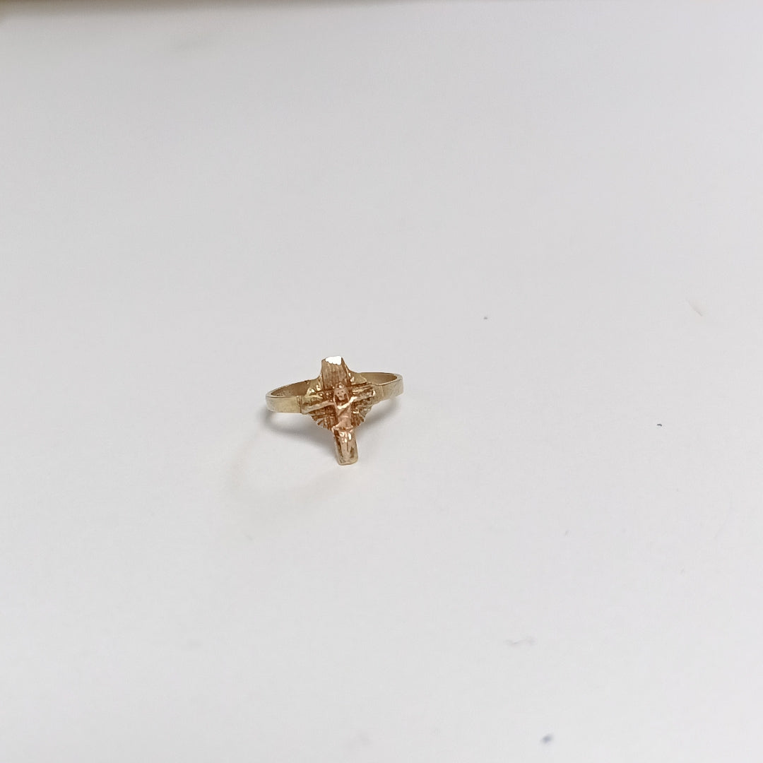 ANILLO ORO 10 K 1,10 GRMS (SEMINUEVO)