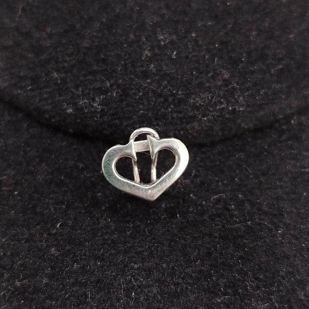 ARRACADAS PAR ORO BLANCO 14 K 2.6 GRMS (SEMINUEVO)