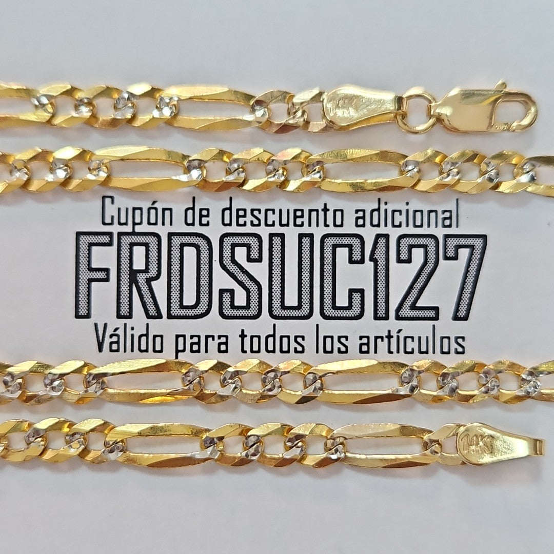 CADENA 3X1 10.4G 50 CM 14K (NUEVO)