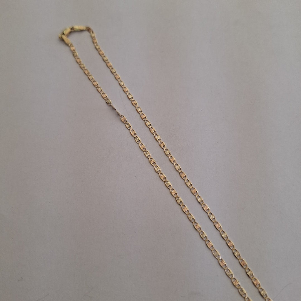 CADENA TEJIDO MARINERO 3.61GR 55 CM (NUEVO)