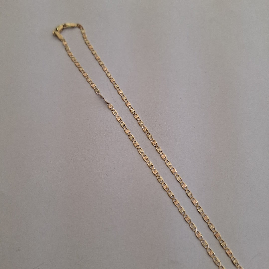 CADENA TEJIDO MARINERO 3.61GR 55 CM (NUEVO)