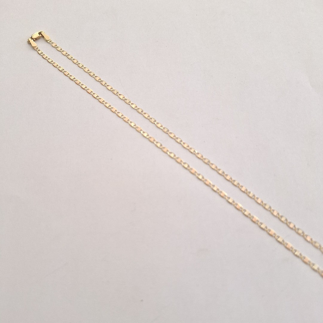 CADENA TEJIDO MARINERO 3.61GR 55 CM (NUEVO)