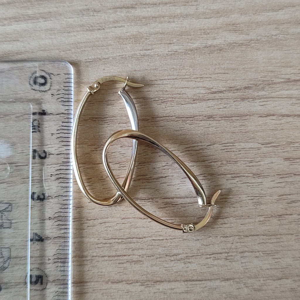 ARRACADAS PAR ORO 10 K 1.6 GRMS (SEMINUEVO)