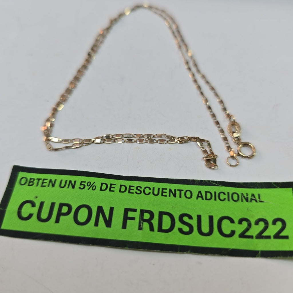 K1 1,40 GRMS 10 K ESPECIFICACIONES COMPLEMENTARIAS CADENA TEJIDO GUCCI (SEMINUEVO)