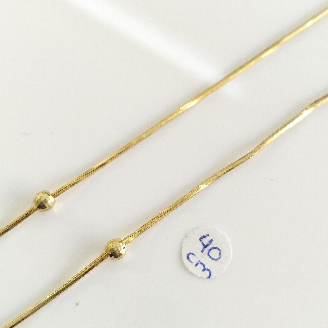CADENA ORO 14 K 2.8 GRMS (SEMINUEVO)
