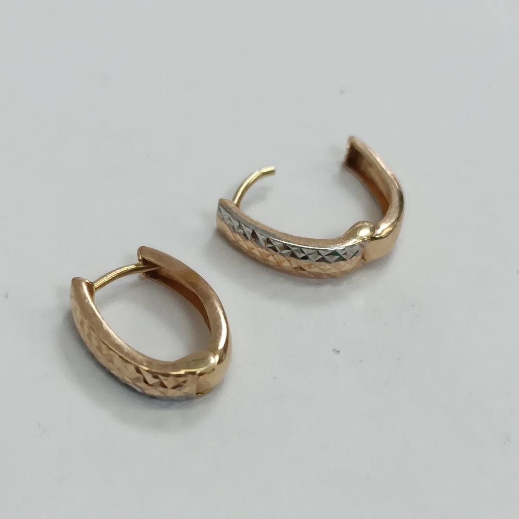 ARRACADAS PAR ORO 14 K 1 GRMS (SEMINUEVO)