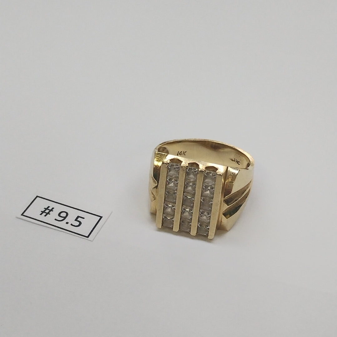 ANILLO ORO 14 K 11.5 GRMS (SEMINUEVO)