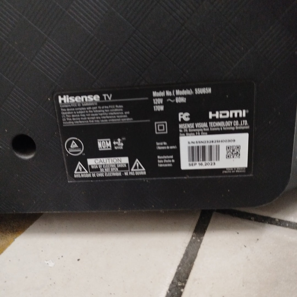 PANTALLA HISENSE 55U65H (2023) 55" ULED 4K (SEMINUEVO)