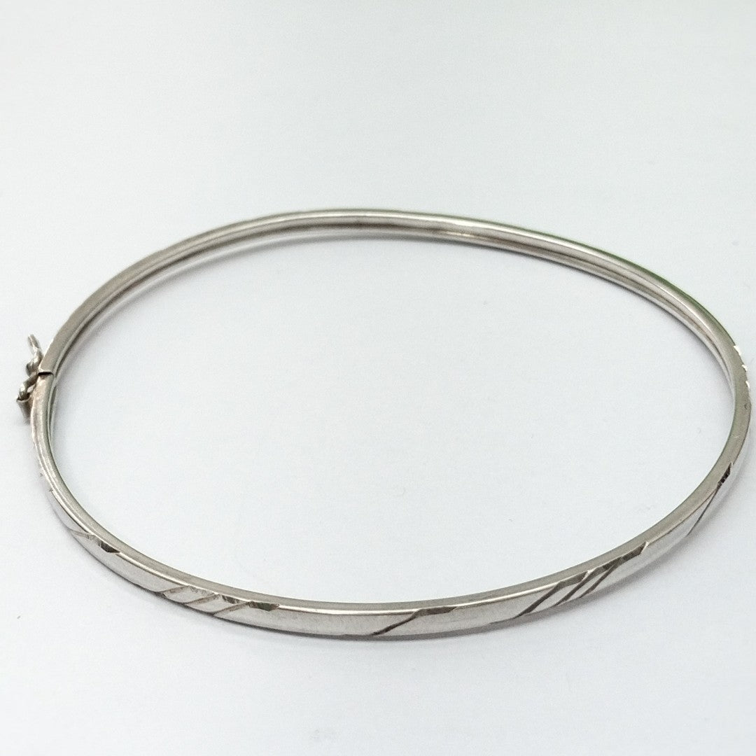PULSERA RIGIDA PLATA 4,60 GRMS (SEMINUEVO)