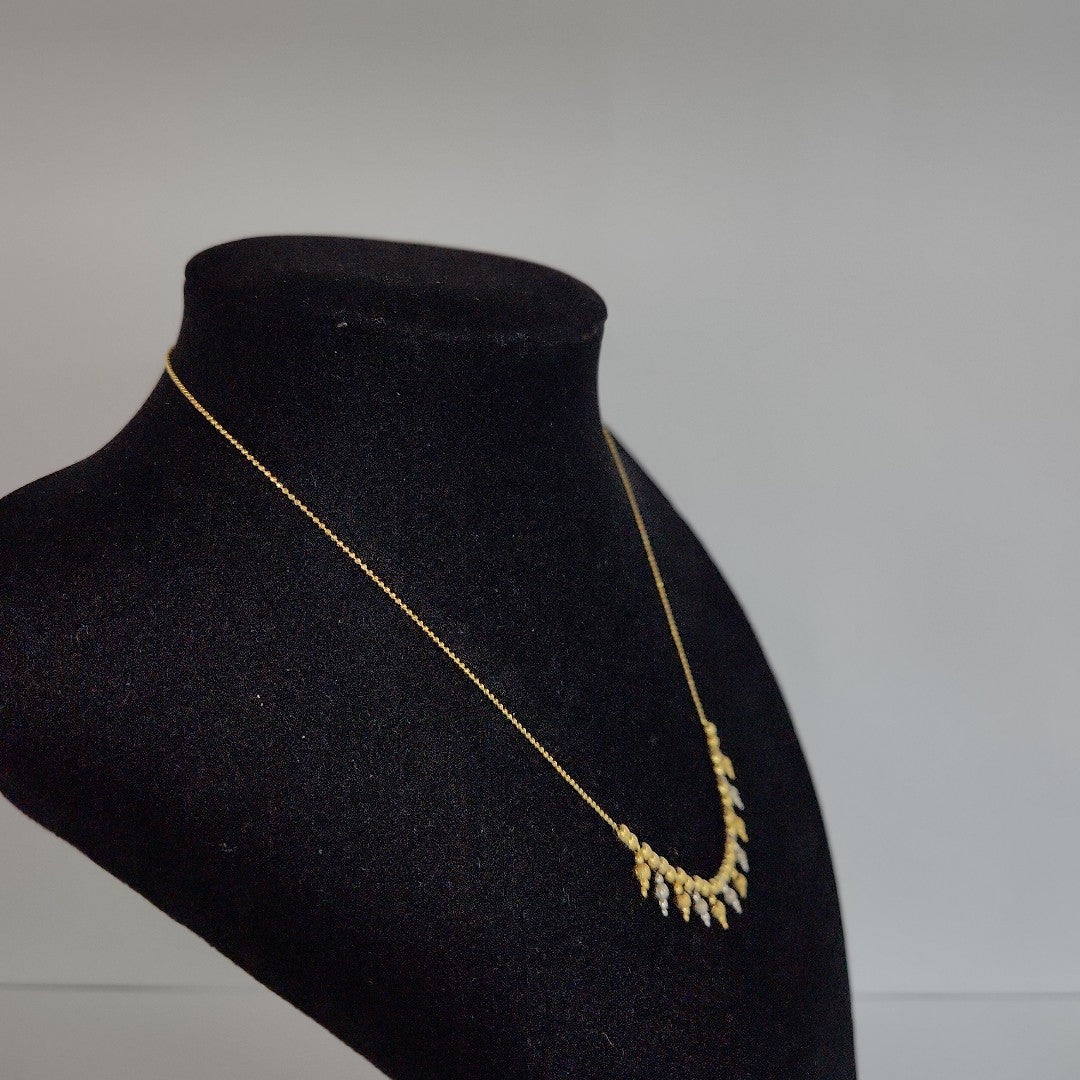 GARGANTILLA ORO, RODIADO 14 K 5.6 GRMS (SEMINUEVO)