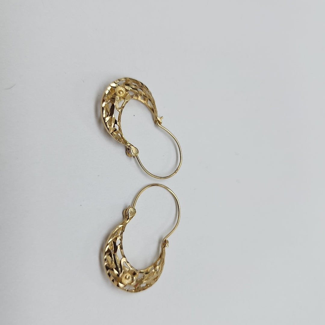 ARRACADAS PAR ORO 10 K 1,80 GRMS (SEMINUEVO)