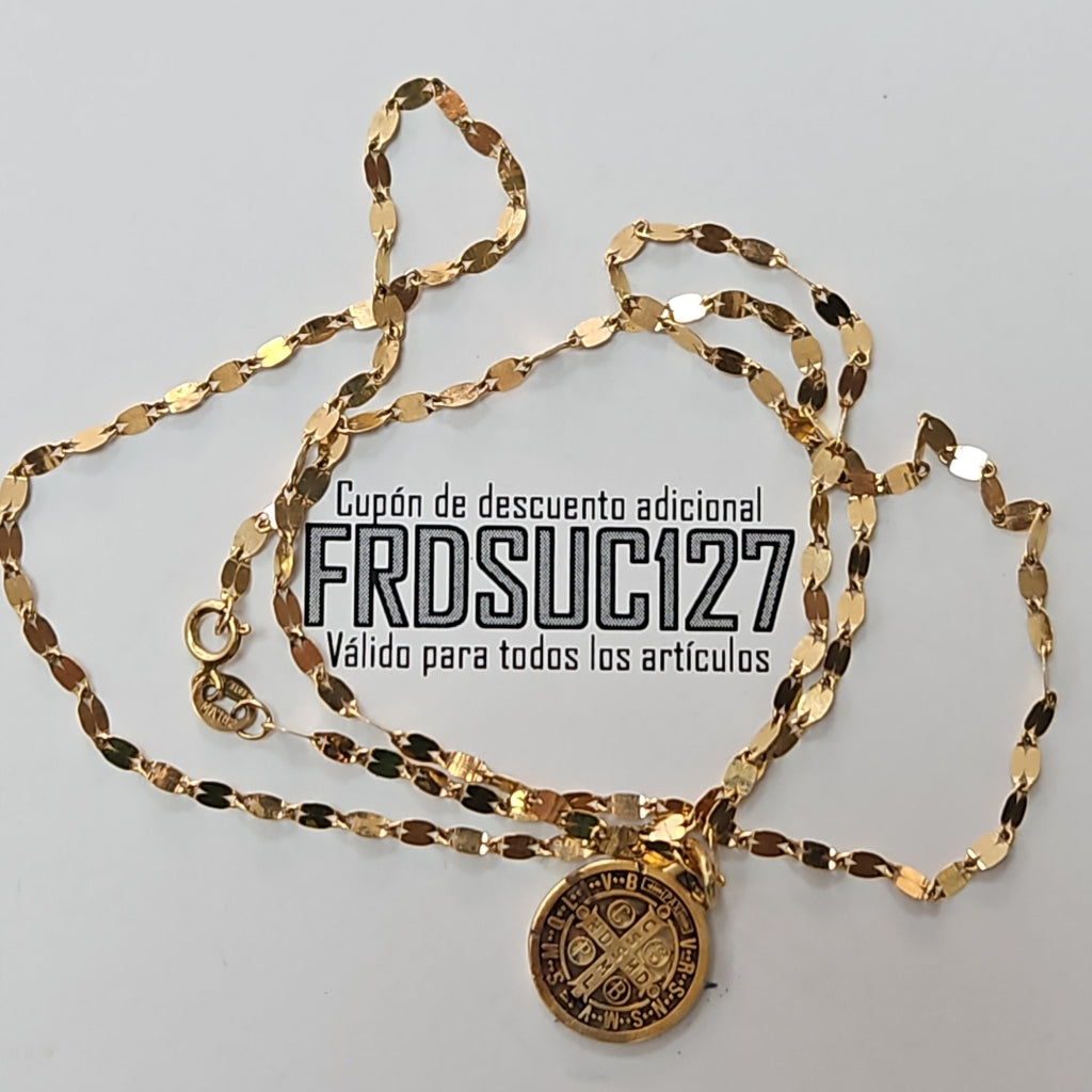 CADENA, DIJE ORO 10 K 3.9 GRMS (SEMINUEVO)